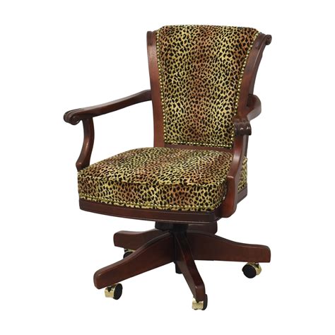 leopard print office chair